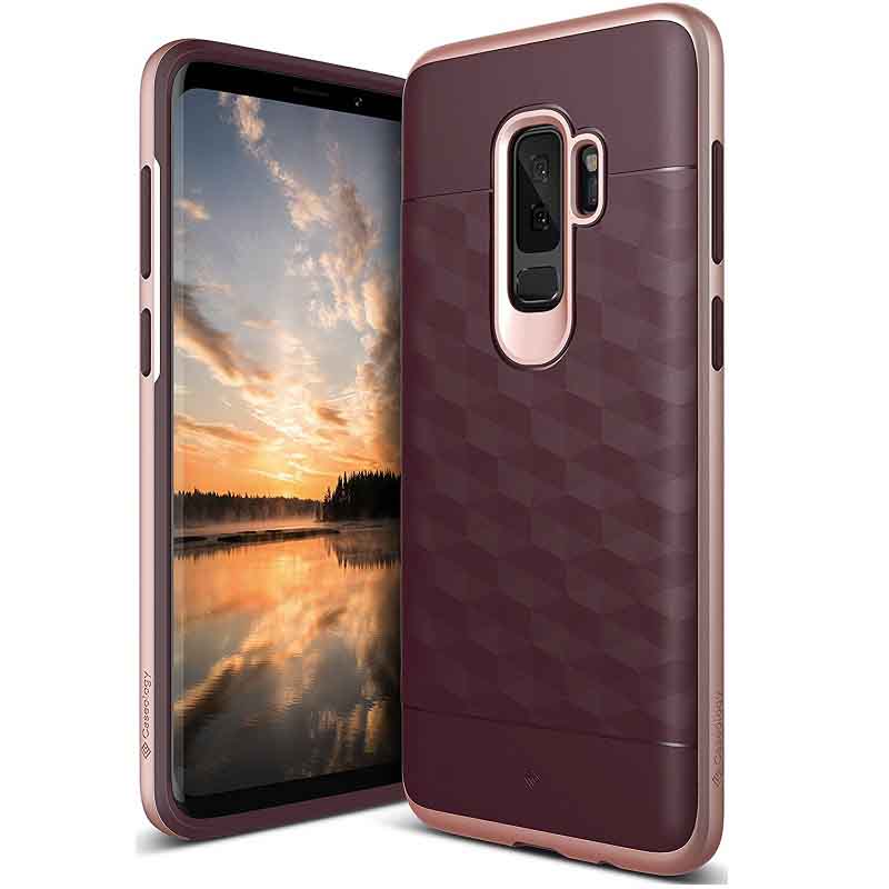 mobiletech-samsung-galaxy-s9-plus-caseology-Parallax-Burgundy-RoseGold-COVER